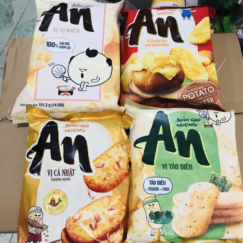 Bánh Gạo Nướng An Orion Vị Tảo Biển/ Vị Tự Nhiên 111.3g
