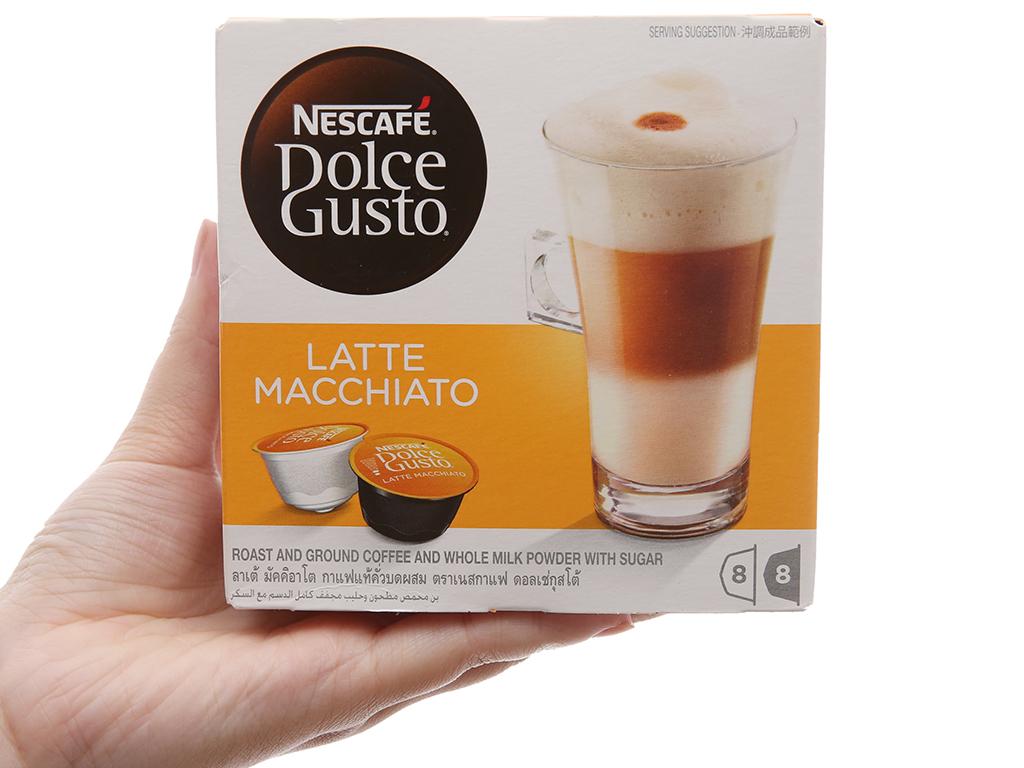 Hộp 16 Viên Nén Cà Phê Sữa Nescafe Dolce Gusto Latte Macchiato