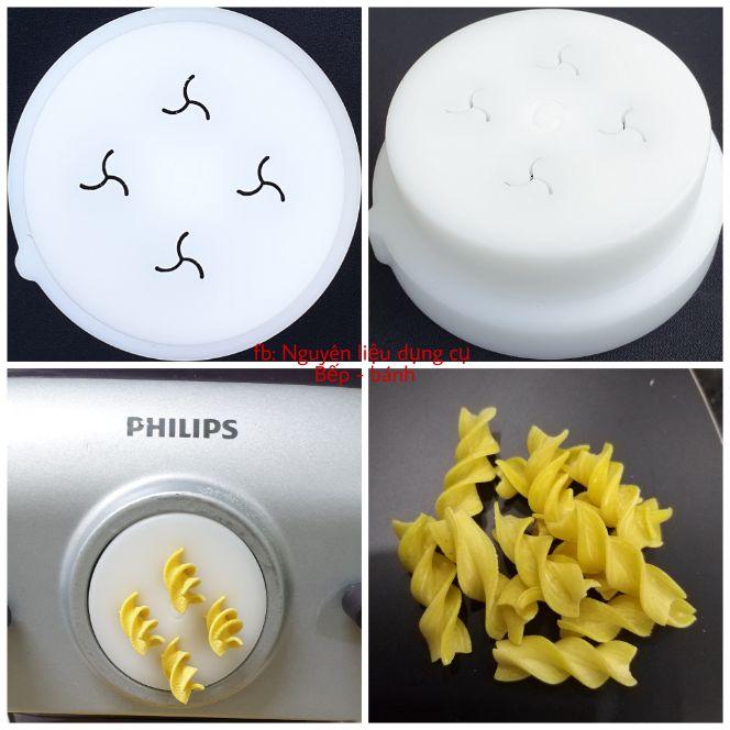Khuôn nui xoắn to dùng cho máy làm mì Philips