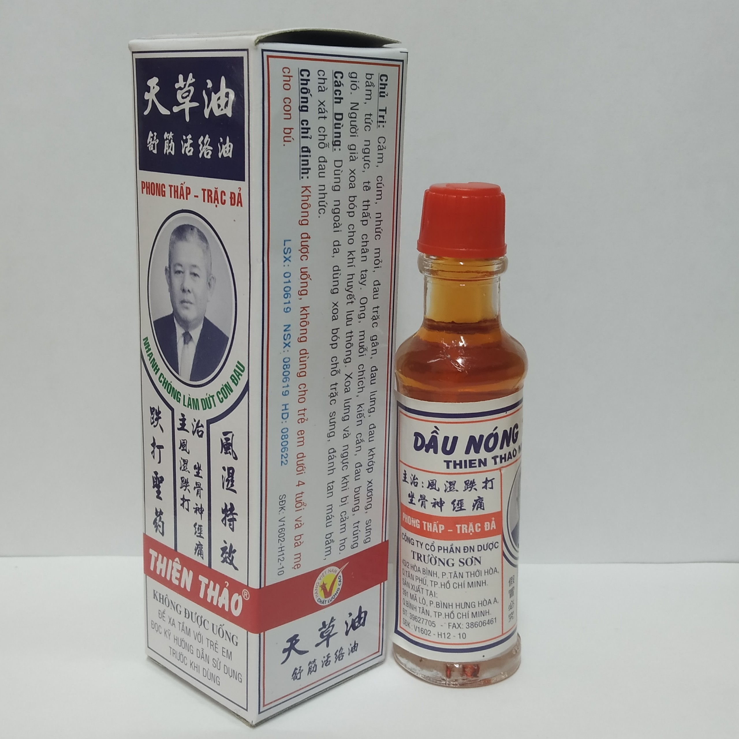Dầu nóng thiên thảo đỏ 10ml
