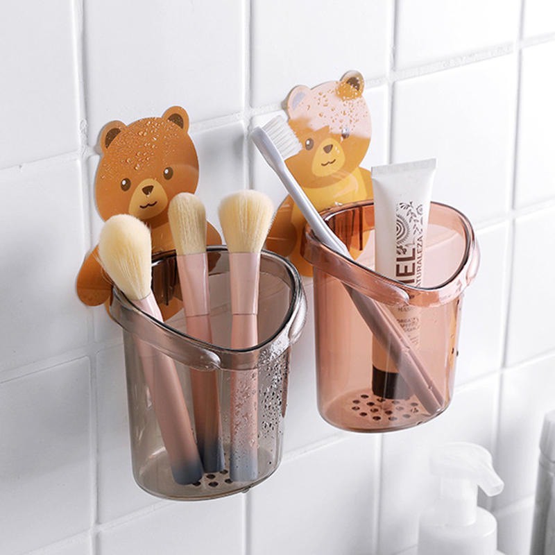 [GIÁ SỈ] CỐC GẤU ĐỰNG BÀN CHẢI KEM ĐÁNH RĂNG - CỐC GẤU DÁN TƯỜNG SIÊU DÍNH -KỆ DÁN TƯỜNG GIÁ TREO ĐỒ ĐỰNG BÀN CHẢI KEM ĐÁNH RĂNG DÁN TƯỜNG CUTE DỄ THƯƠNG HÌNH CỐC GẤU XINH ĐẸP