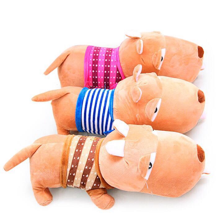 Gấu bông gối ôm hình chú chó puco size 50cm