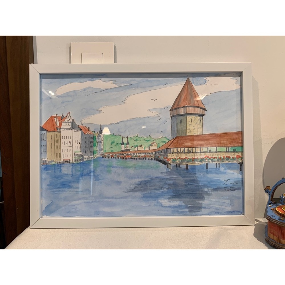 Khung tranh a3 treo tường mặt mika - khung ảnh 30x40 bảo hành gãy vỡ