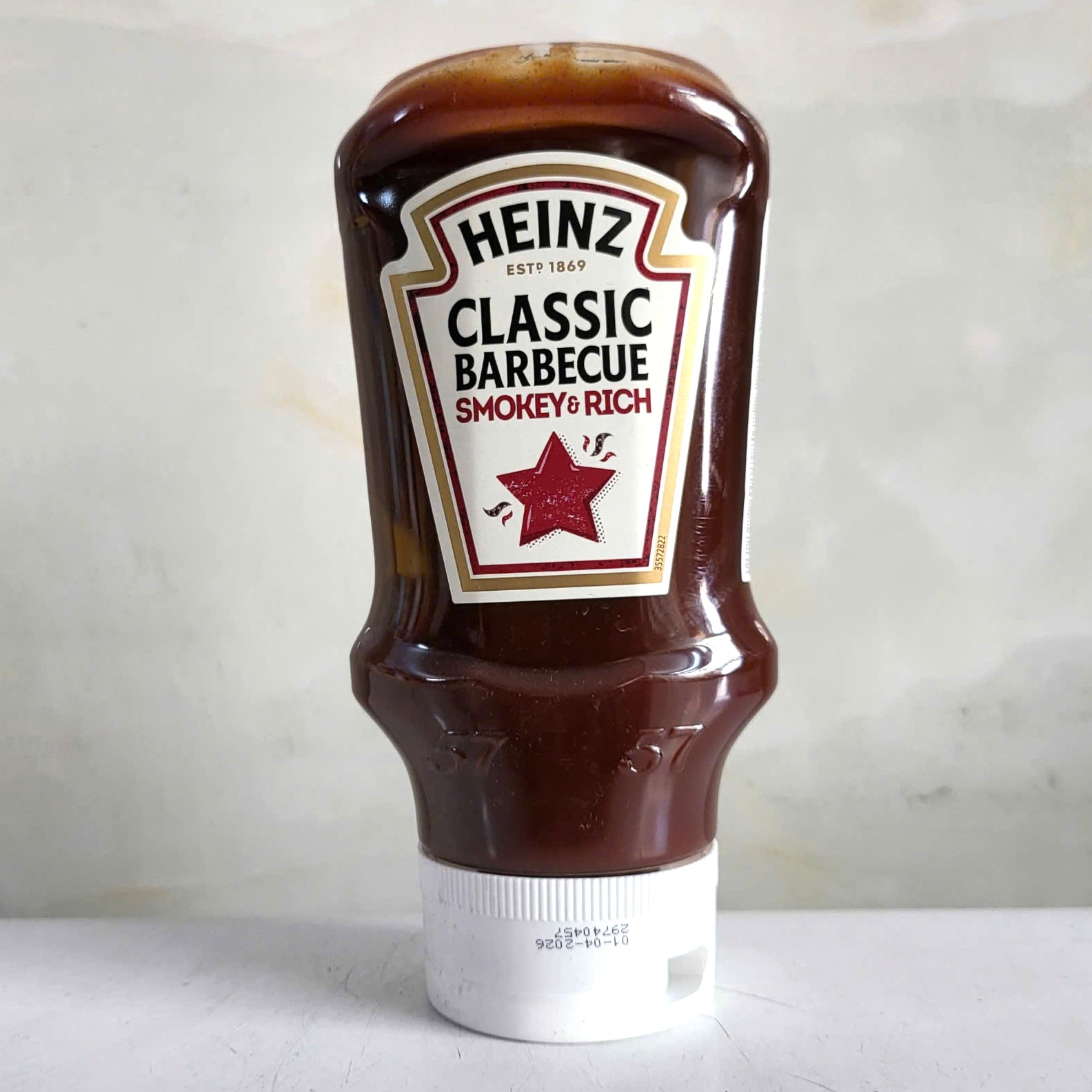 Chai 480g --- XỐT THỊT NƯỚNG BBQ VỊ TRUYỀN THỐNG HEINZ