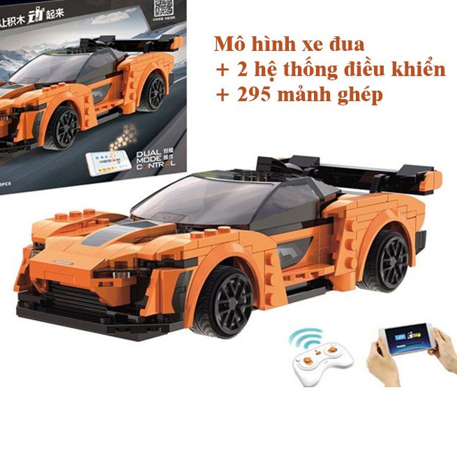 Đồ Chơi Lắp Ráp Mô Hình Điều Khiển Từ Xa Mô Hình Siêu Xe Thể Thao 295 mảnh ghép model C51075