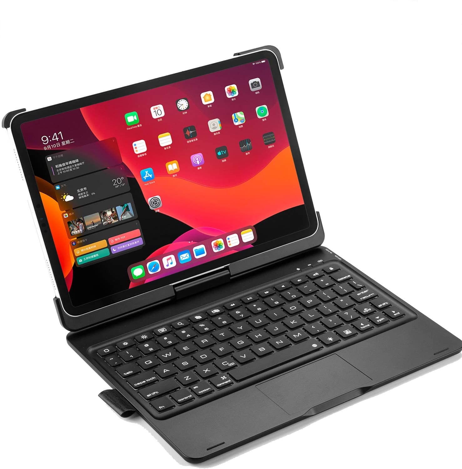 Bàn phím Bluetooth tích hợp Touchpad cho iPad 10.9 và 11 inch Như Laptop 2 in 1 Xoay gập được 360 độ