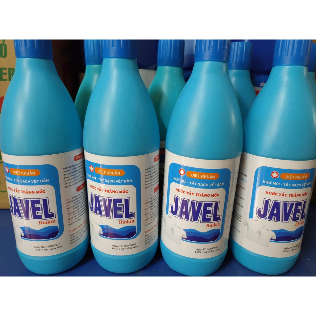 [Thùng 12 chai] Nước tẩy quần áo Javel 1kg