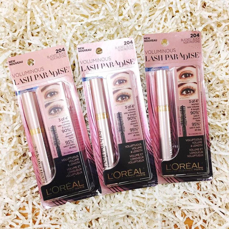 Mascara Siêu Dày Và Dài Mi Tự Nhiên LOréal Paris Lash Paradise