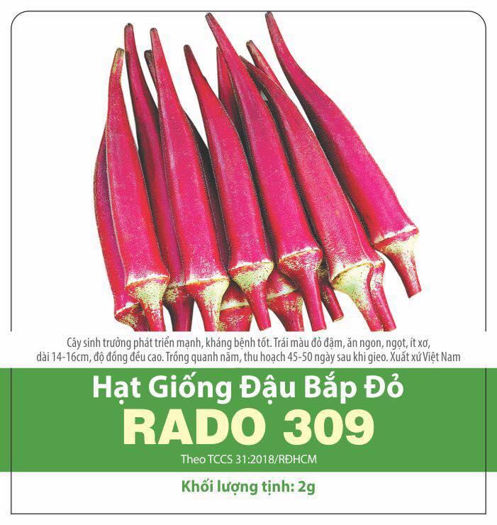 Hạt Giống Đậu Bắp Đỏ Dễ Trồng, Năng Suất Cao (2gr)