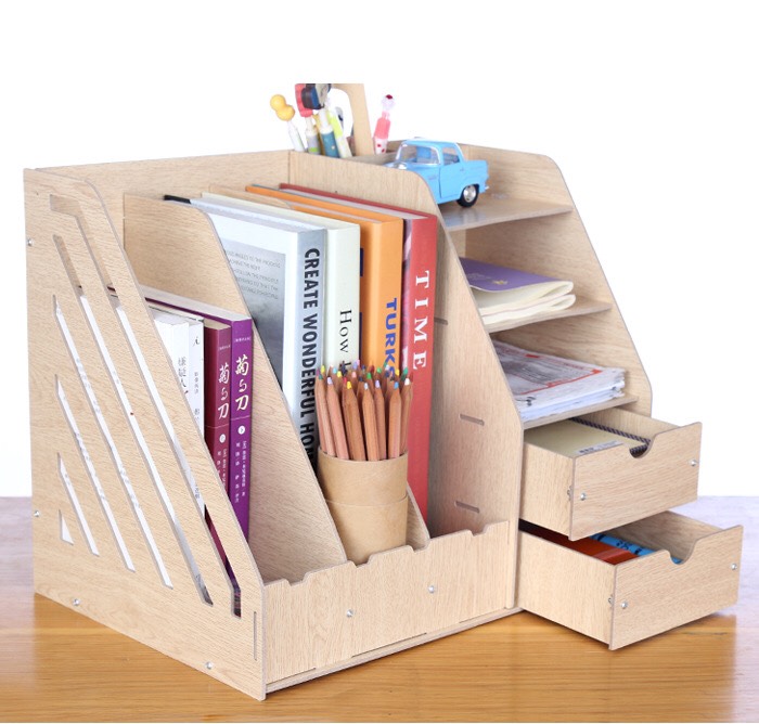 Kệ tài liệu để bàn, Kệ tài liệu văn phòng, Kệ đựng tài liệu văn phòng, Kệ để tài liệu bằng gỗ, Kệ sách, Giá sách