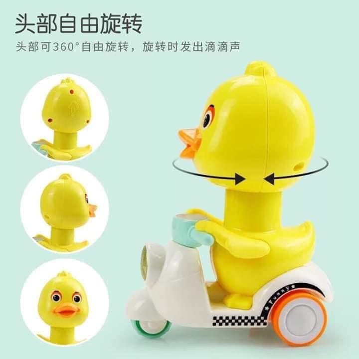 Vịt chạy xe vespa siêu cưng quà tặng dành cho các bé