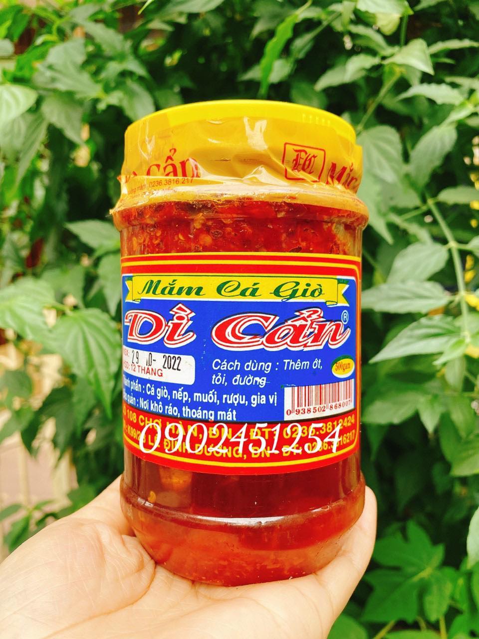 Hủ 500g mắm cá rò dì cẩn đặc sản đà nẵng
