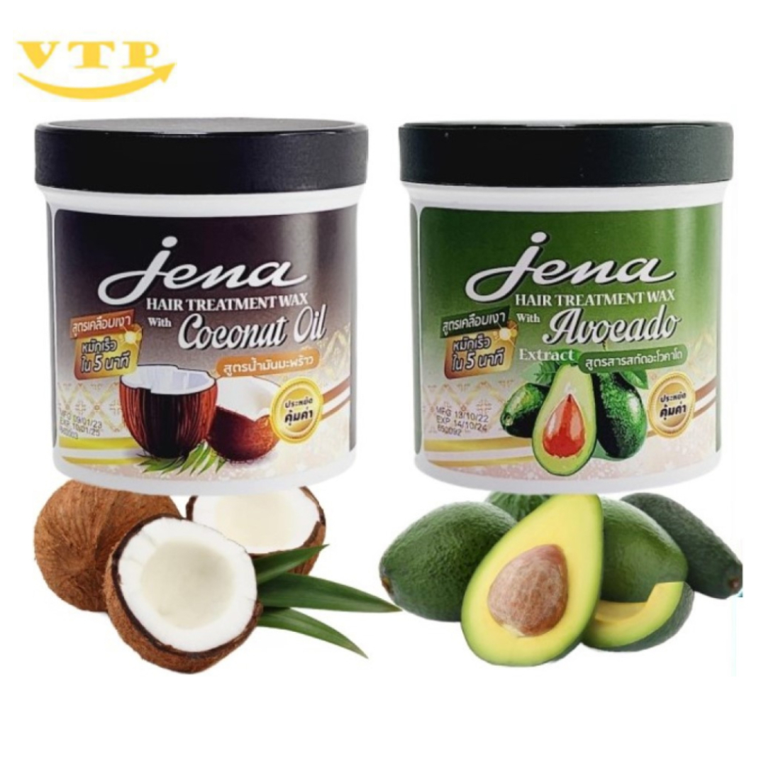 Combo 2 Hũ Kem Ủ Tóc Bơ Dừa Jena Oil 500ml Thái Lan