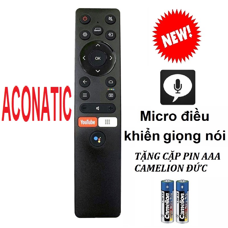 Remote điều khiển tivi ACONATIC smart mẫu 1
