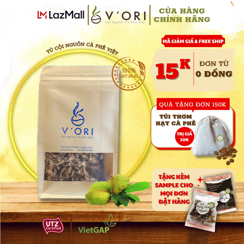 Trà mãng cầu organic loại 1 200gr