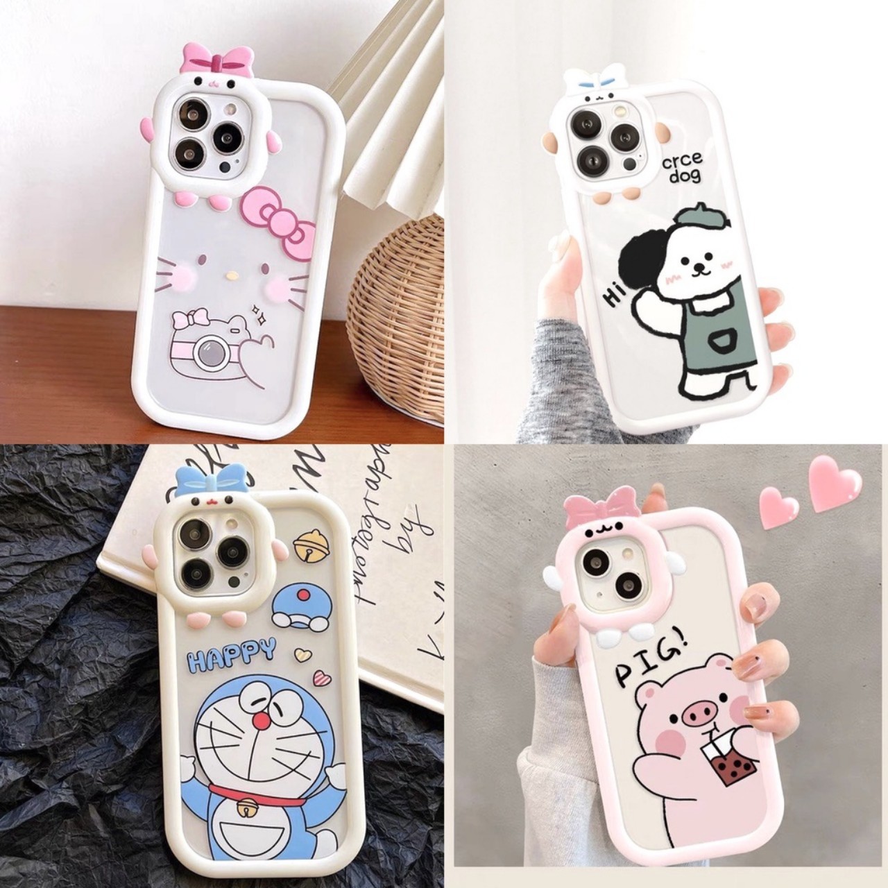 Ốp lưng iphone camera nơ mẫu hot trend