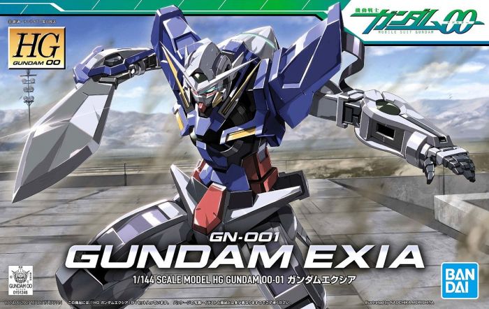 Đồ chơi lắp ráp Anime Nhật Bandai Gundam HG00 01 GN-001 Gundam Exia Serie HG Gundam 00