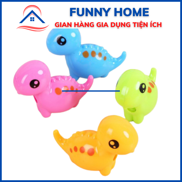Gọt bút chì hình khủng long carot thỏ bắp ngô dễ thương, chuốt bút chì Funny Home