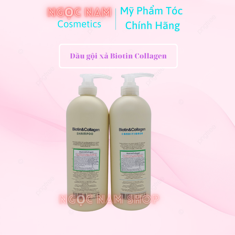Dầu gội đầu biotin collagen chống rụng tóc, kích thích mọc tóc 1000ml*2