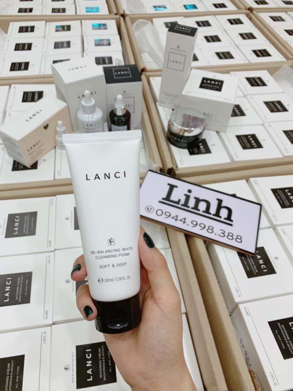 Sữa Rửa Mặt Lanci Whitening Deep Clean Hàn Quốc