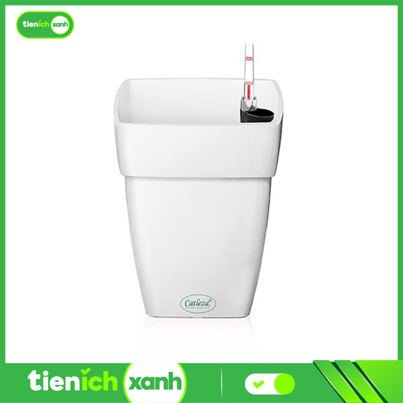 Chậu Trồng Cây Tự Dưỡng Catleza sơn vuông 32x32x40cm