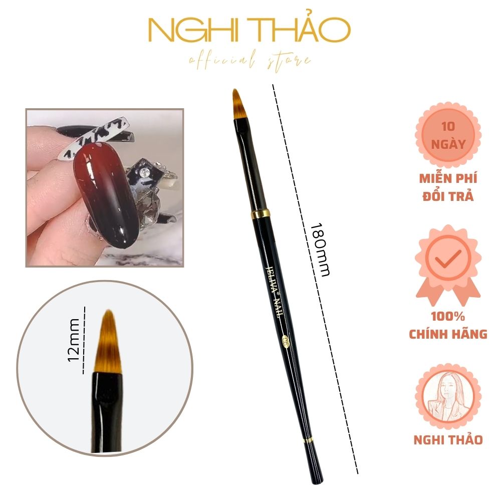 Cọ ombre nail, cọ làm ombre Jeliva số 06 Nghi Thảo