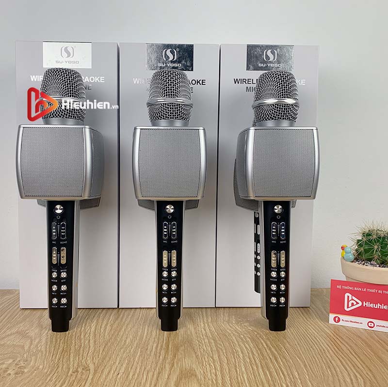 [HCM]Micro Karaoke Bluetooth Ys 92 Giá Tốt, Micro Hát Karaoke Tích Hợp Loa Bluetooth YS 92 Mic Hát Karaoke. Micro Karaoke Bluetooth Kèm Loa Chính Hang YS 92 Cao Cấp Chống Hú Hút Âm Lọc Âm Cực Tốt Pin Cực Trâu Hát Cực Đã.BH 12 tháng.