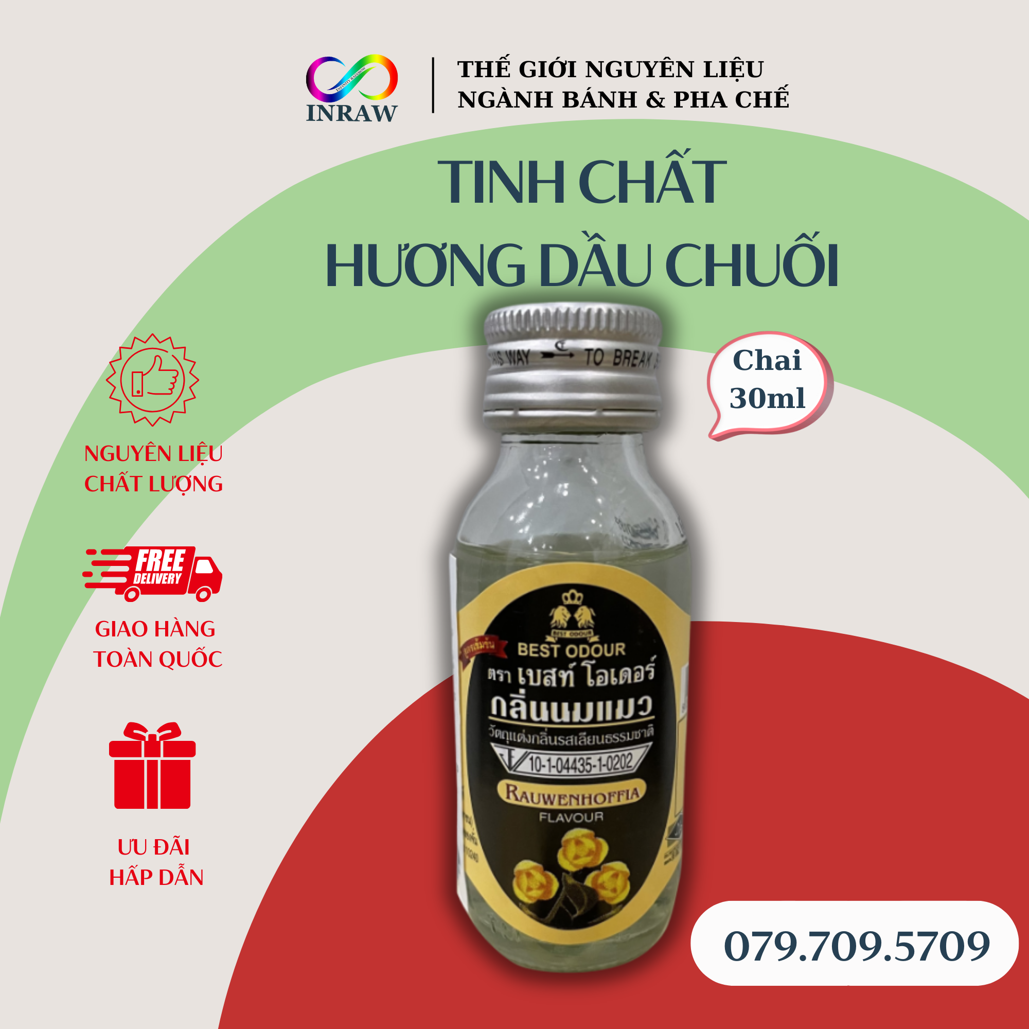 Hương Dầu Chuối Best Odour Thái Lan 30ml