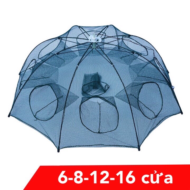 LƯỚI BÁT QUÁI Lưới Đánh Cá 6-8-12-16 cửa - Ngư Cụ HN
