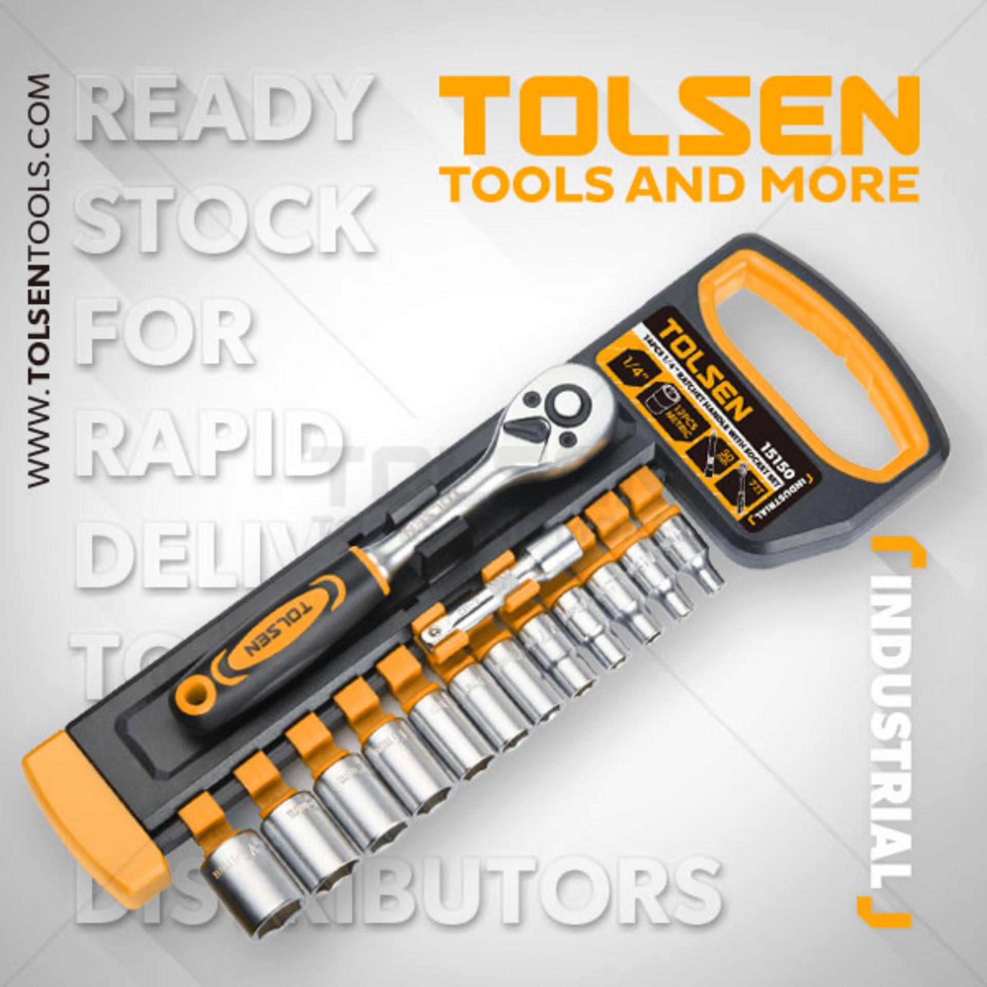 Tuýp nhỏ 1/4" bộ 14 món tolsen 15150