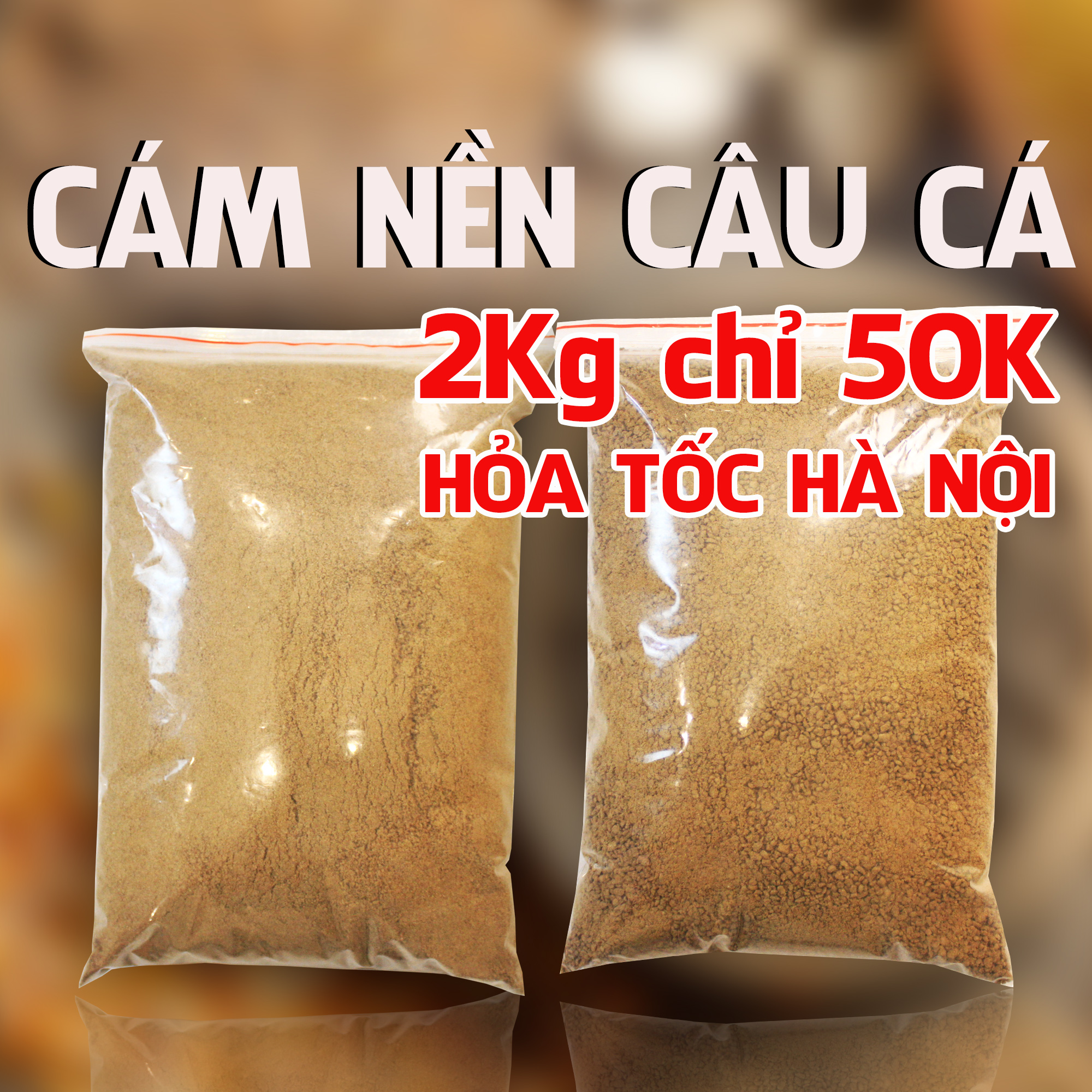 Cám câu cá. Cám cá nền làm mồi câu, mồi xả câu đơn, đài, lăng xê...Cám tanh, cám thơm làm mồi nền câu cá chép rô dịch vụ