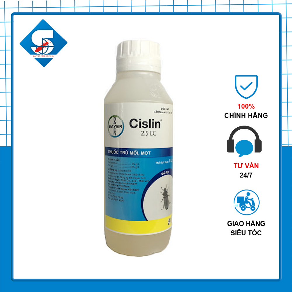 Dung dịch trừ mối mọt, bảo quản gỗ CISLIN 2.5EC