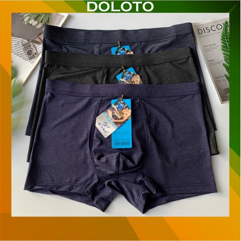 1 quần sịp đùi nam vải thun lạnh nhẹ mát, quần lót boxer chất thun mát lạnh
