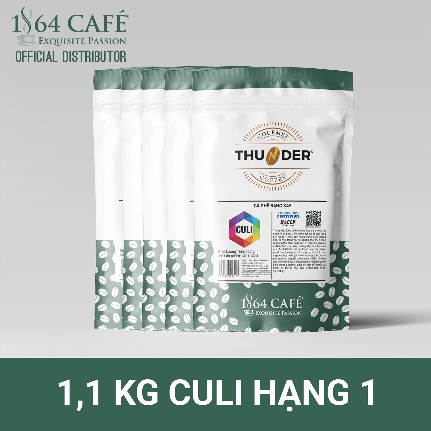 1,1Kg Cà Phê Bột Culi Lâm Đồng - Đà Lạt – 1864 CAFÉ