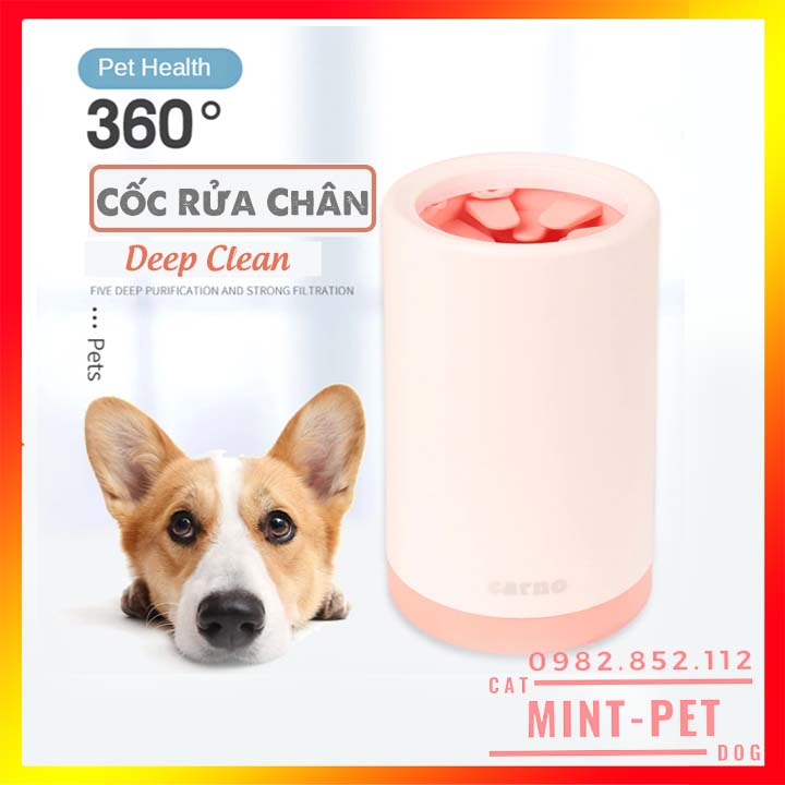 Cốc rửa chân cho chó mèo carno