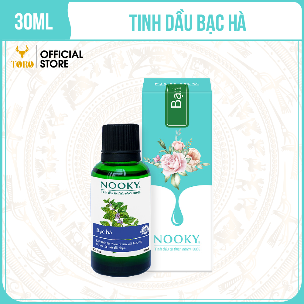 Tinh dầu bạc hà nooky nguyên chất 100% | toro farm