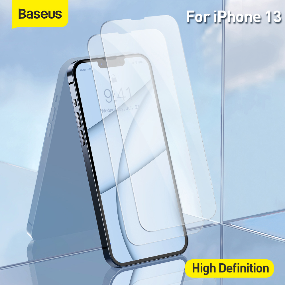 Baseus 2Pcs 0.3mm Tempered Glass Protector Protective Glass Front Tempered Glass Film Screen Protector