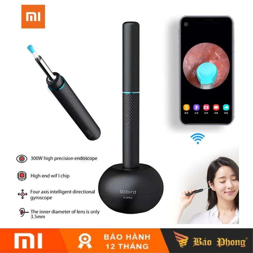 Dụng cụ lấy ráy tai nội soi thông minh XIAOMI Bebird M9 Pro