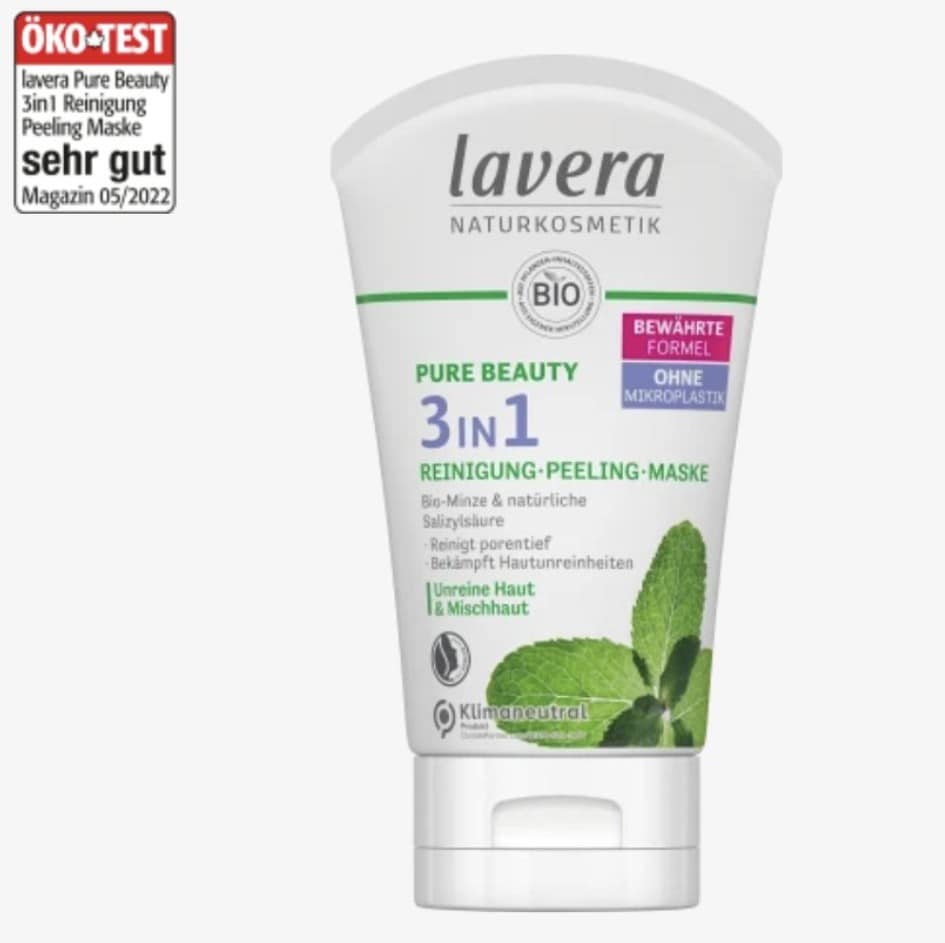Sữa rửa mặt Lavera 3in1 tiêu chuẩn BIO Hữu cơ tuýp 125ml nội địa Đức