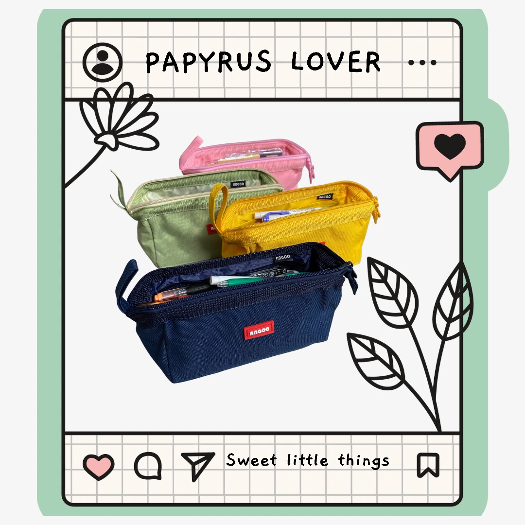 [Papyrus Lover] Hộp bút Angoo đa năng dung tích lớn tiện lợi