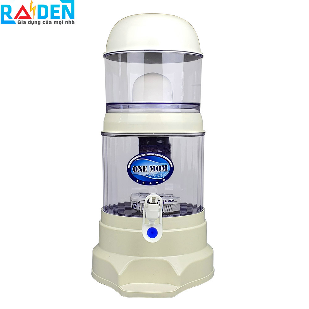 Bình lọc nước 15L One mom lọc sạch cặn trong nước máy, nước giếng để uống
