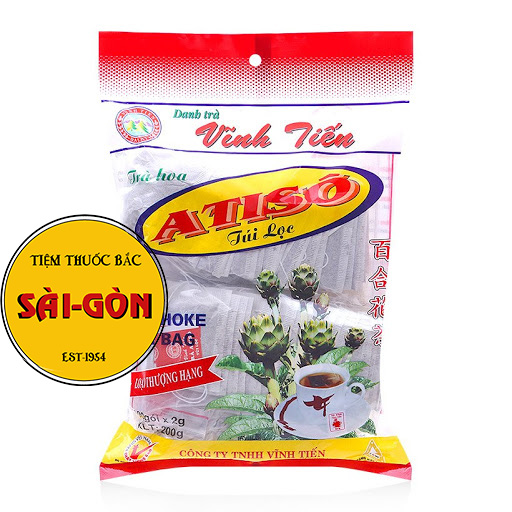 [HCM]Trà Atiso Vĩnh Tiến Đỏ 100 túi lọc
