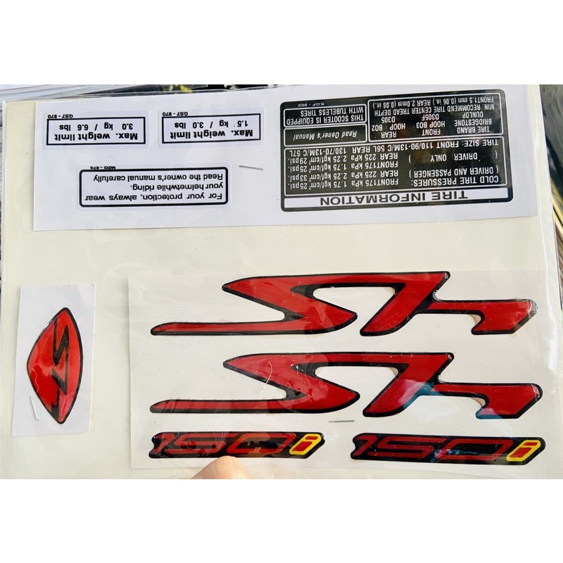 Bộ tem ốp sườn chữ nỗi honda sh ý 2009 2010 2011 2012