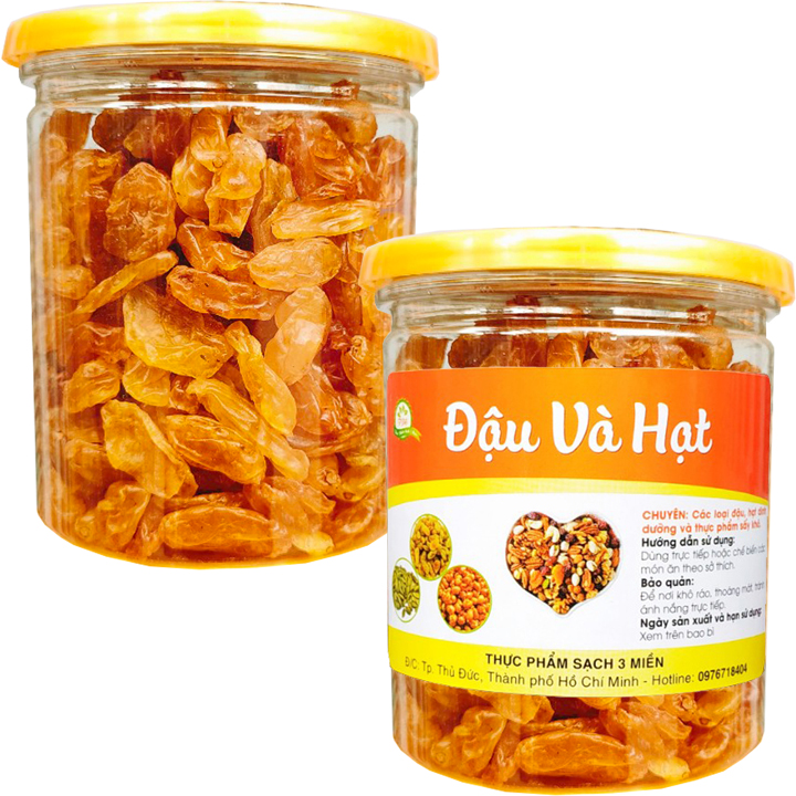 NHO KHÔ VÀNG NHẬP KHẨU CỰC TỐT CHO SỨC KHỎE - HŨ 250G