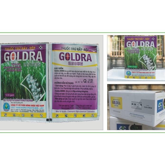 Goldra 4.5 g 250wg thuốc trừ rầy lưng trắng, rệp