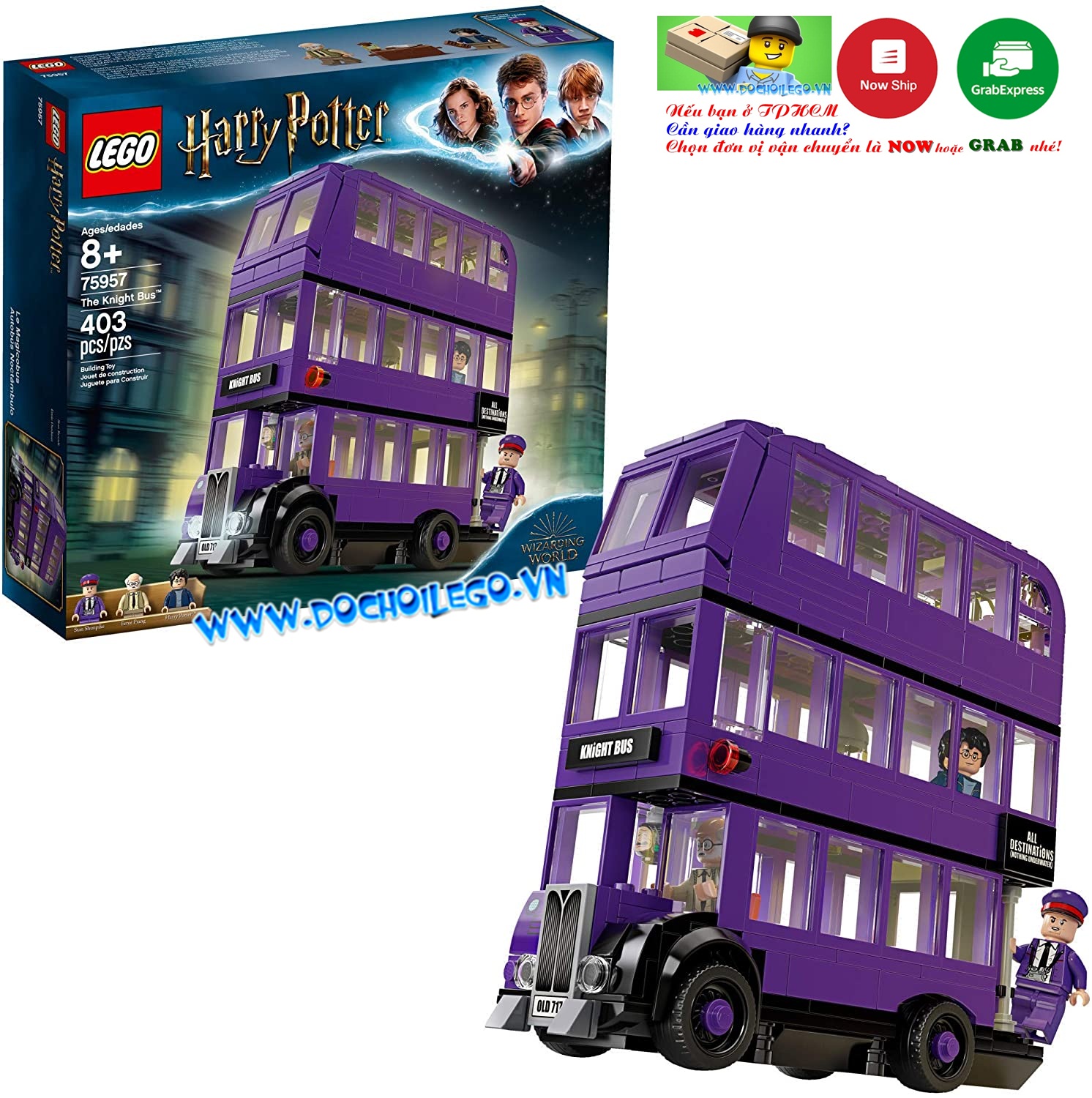 75957 LEGO Harry Potter The Knight Bus - Chuyến xe hiệp sỹ