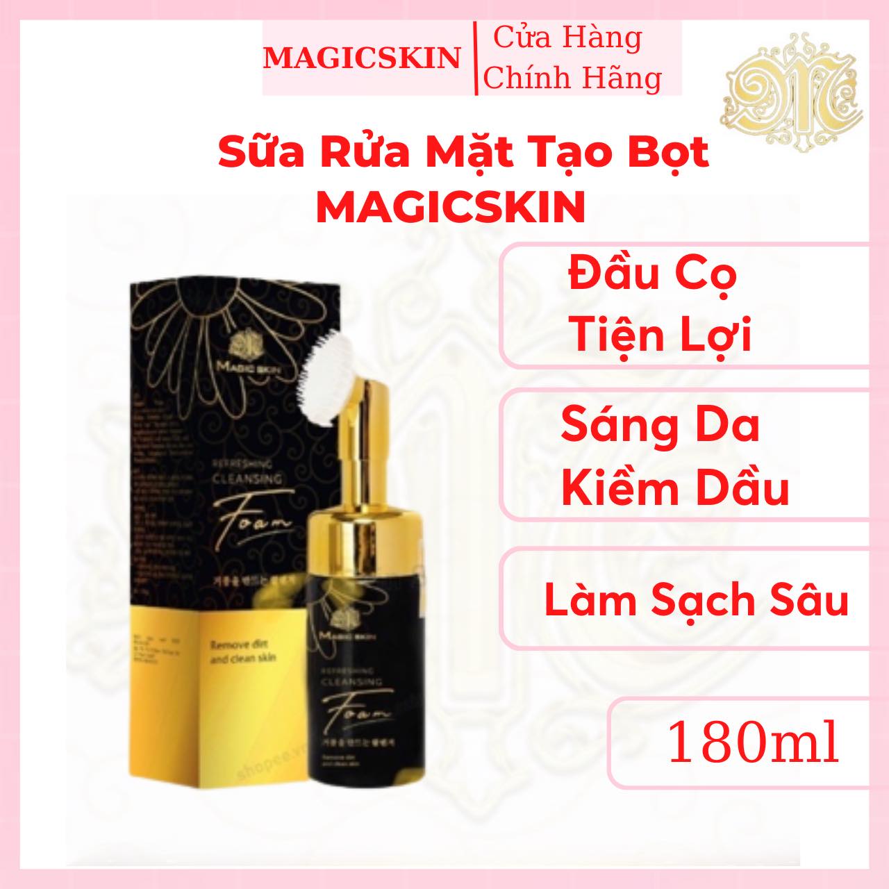 Sữa rửa mặt kem bọt biển tươi🌻FREESHIP🌻trắng da ngừa mụn