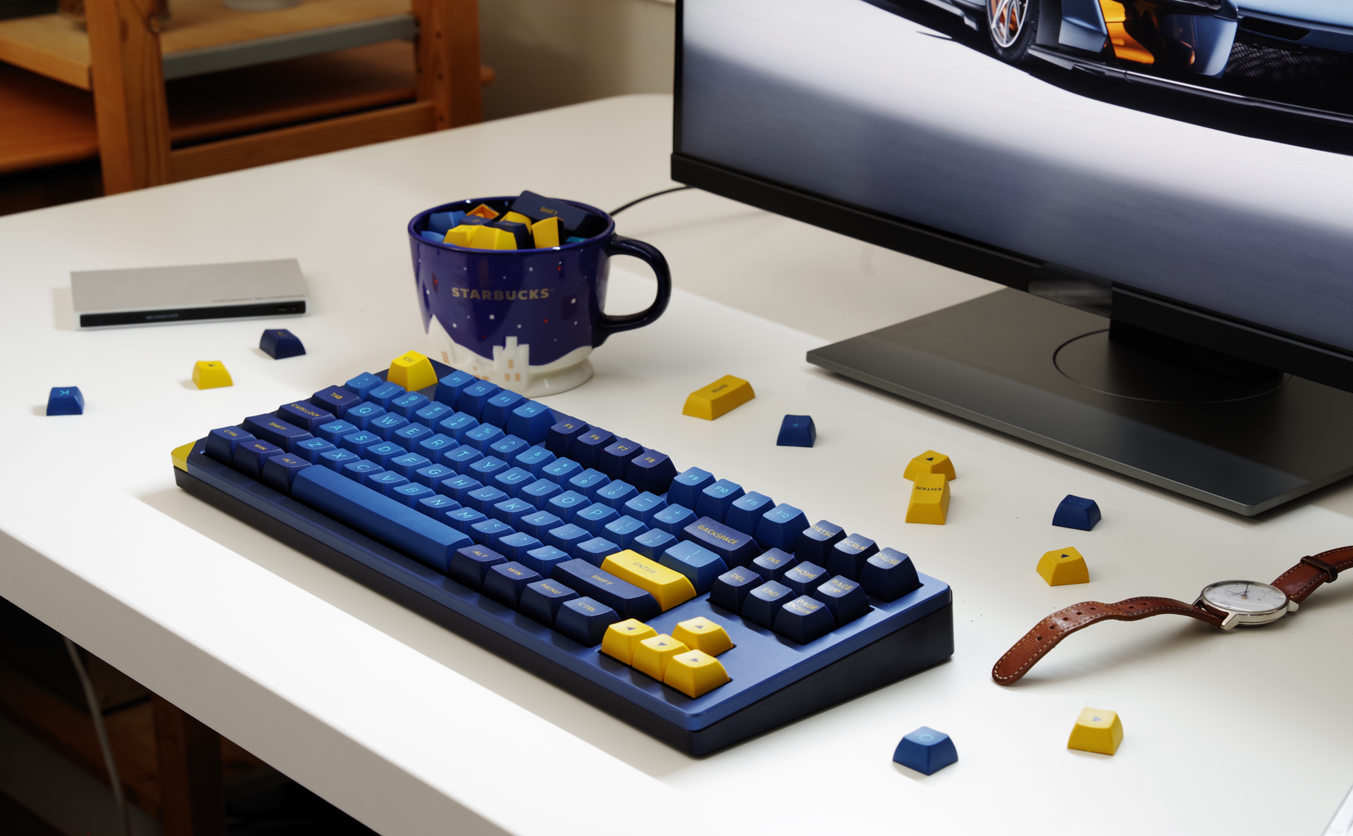 Bàn phím cơ akko designer studio mod001 - macaw