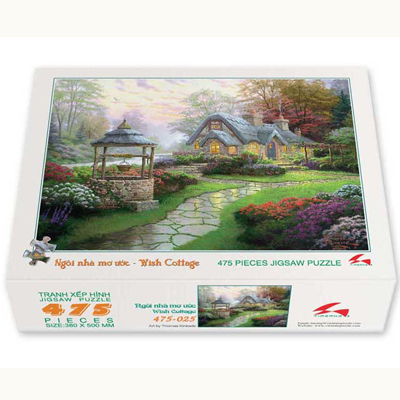 Tranh xếp hình 475 mảnh - ngôi nhà mơ ước
