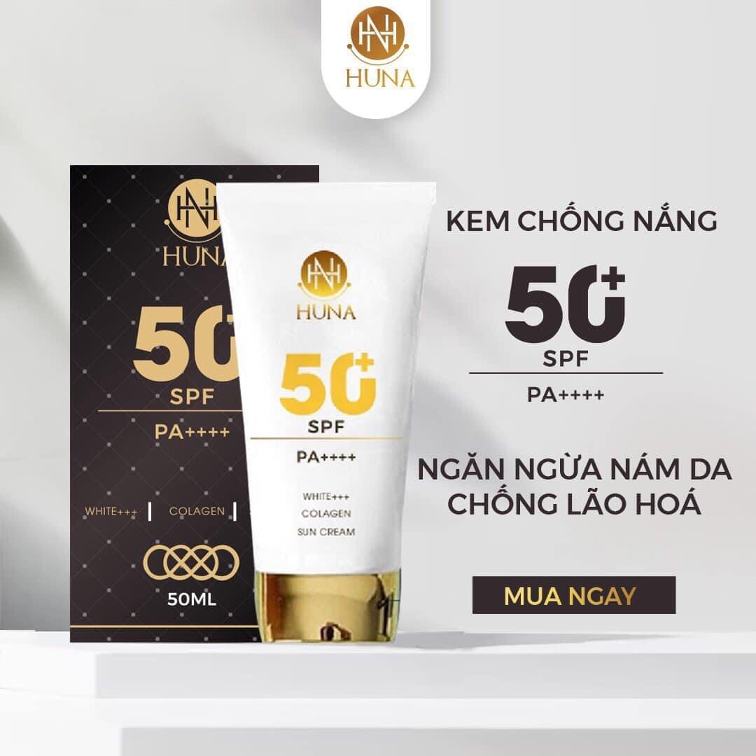 Kem chống nắng huna 50spf; pa+++